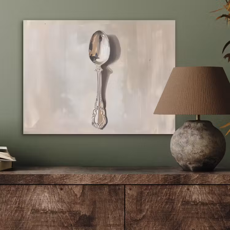Lepel - Verf - Zilver PET vilt klein -sfeer2