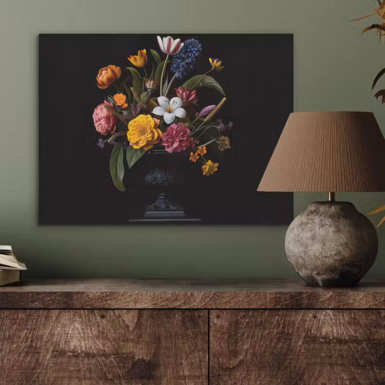 Lente - Bloemen - Klassiek - Vaas PET vilt klein -sfeer2