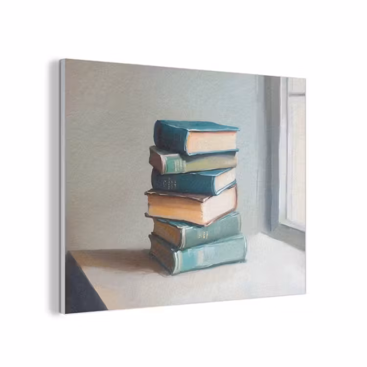 Stapel - Boeken - Groen - Daglicht PET vilt klein -3d