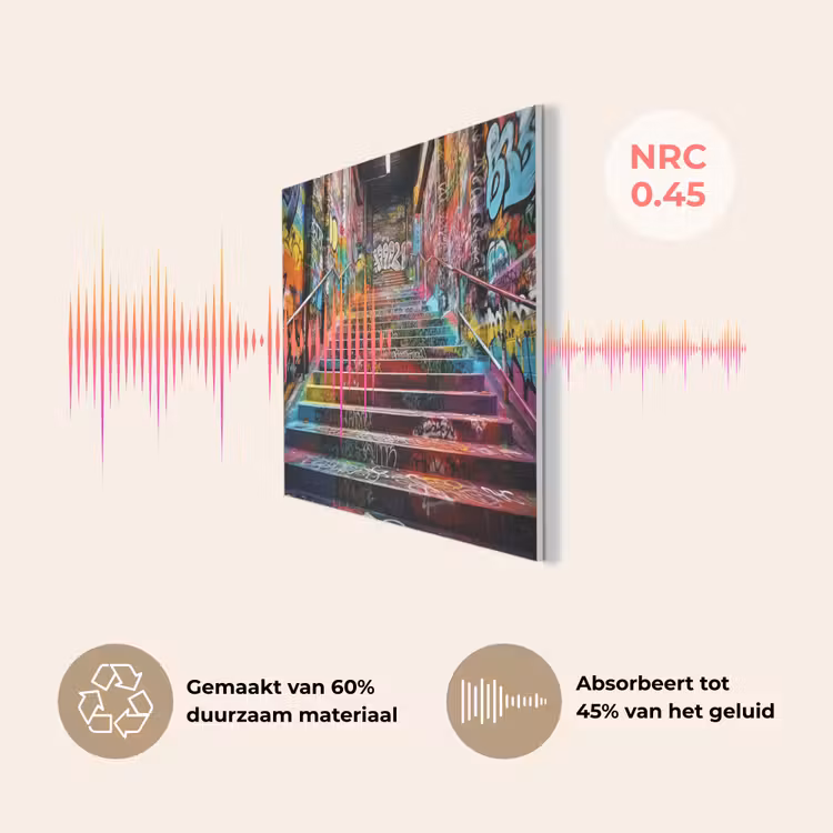 Trap - Graffiti - Kleuren - Kunst PET vilt klein -USP_NL