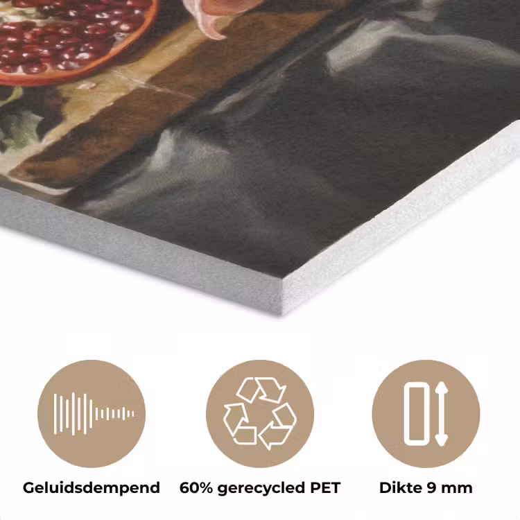 Stilleven - Vintage - Borrelplank PET vilt klein -closeup_NL