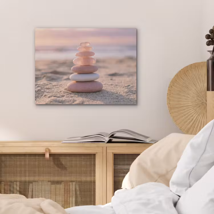 Stenen - Zand - Roze PET vilt klein -sfeer3