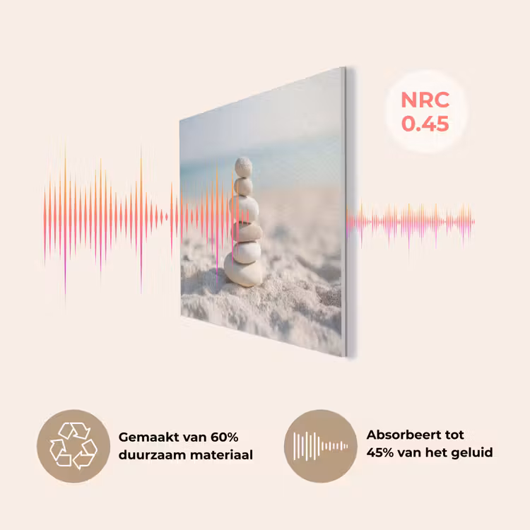 Stenen - Stapel - Zand - Zee PET vilt klein -USP_NL
