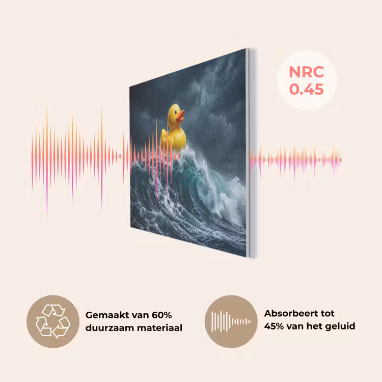 Storm - Badeend - Golven PET vilt klein -USP_NL
