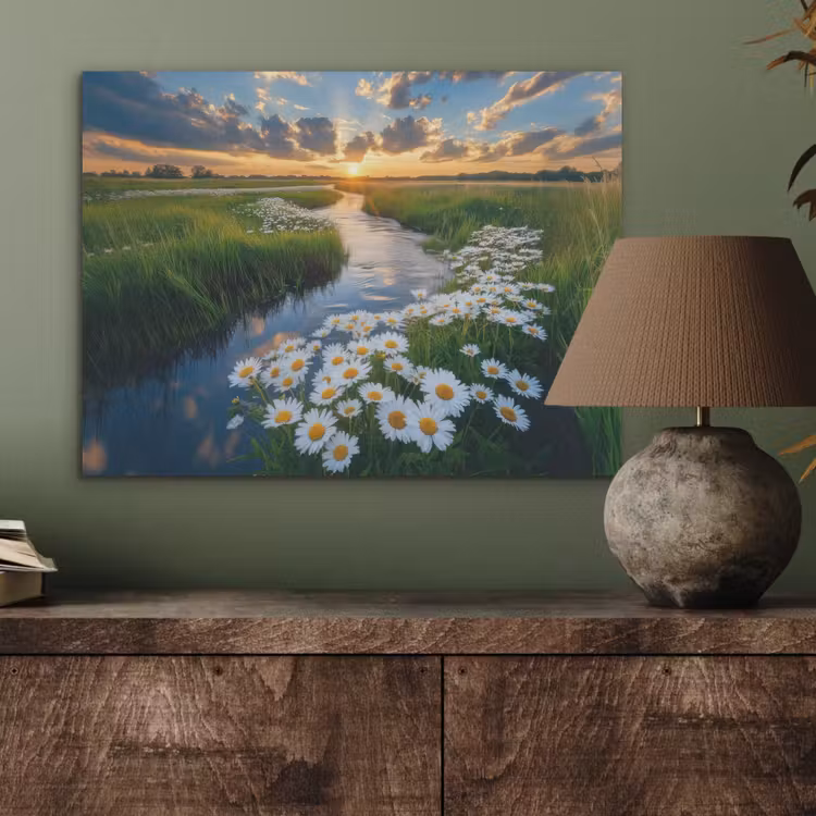 Beekje - Landschap - Margriet PET vilt klein -sfeer2