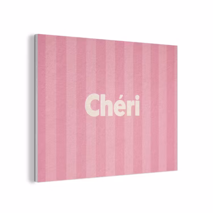 Gestreept - Roze - Chéri PET vilt klein -3d