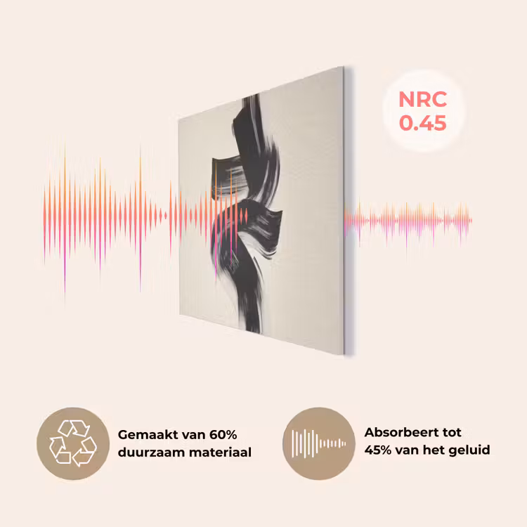 Strepen - Zwart - Abstract PET vilt klein -USP_NL