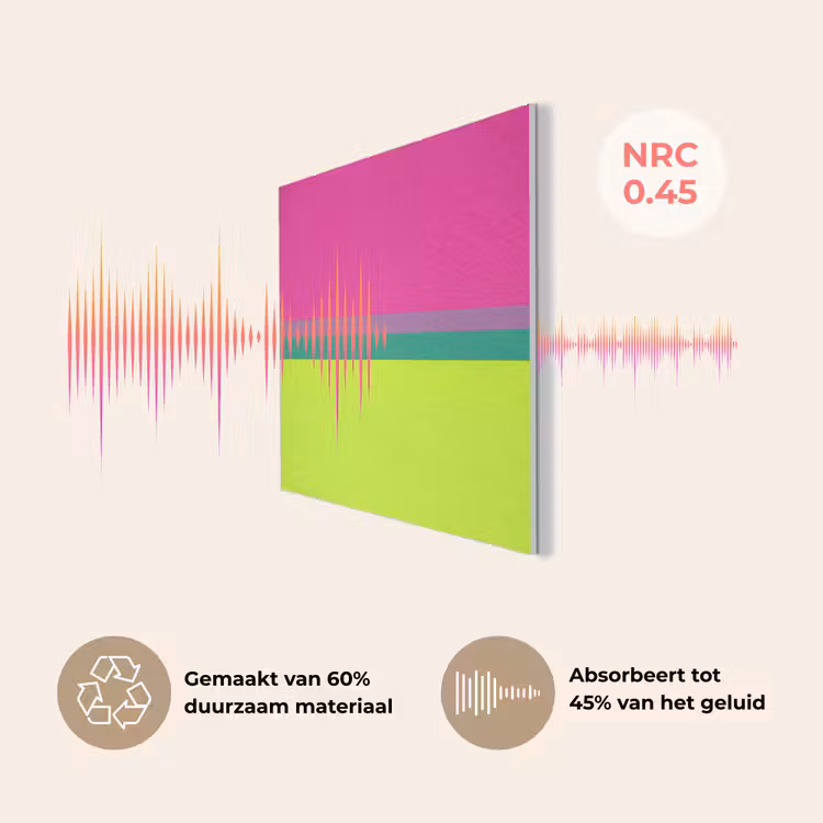 Strepen - Modern - Kleurrijk PET vilt klein -USP_NL