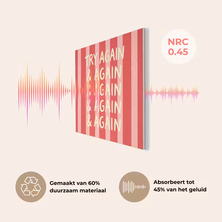 Strepen - Rood - Try again PET vilt klein -USP_NL