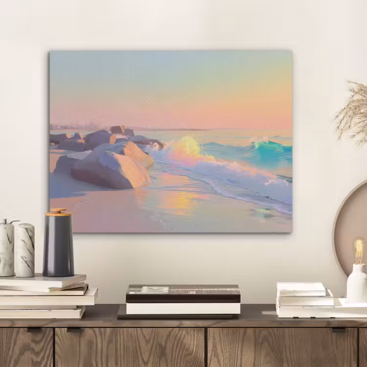 Zomerlicht - Strand - Fonkelende accenten PET vilt klein -sfeer1