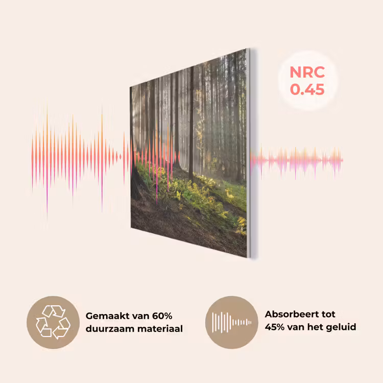Zon - Takken - Bomen - Bos - Natuur PET vilt klein -USP_NL