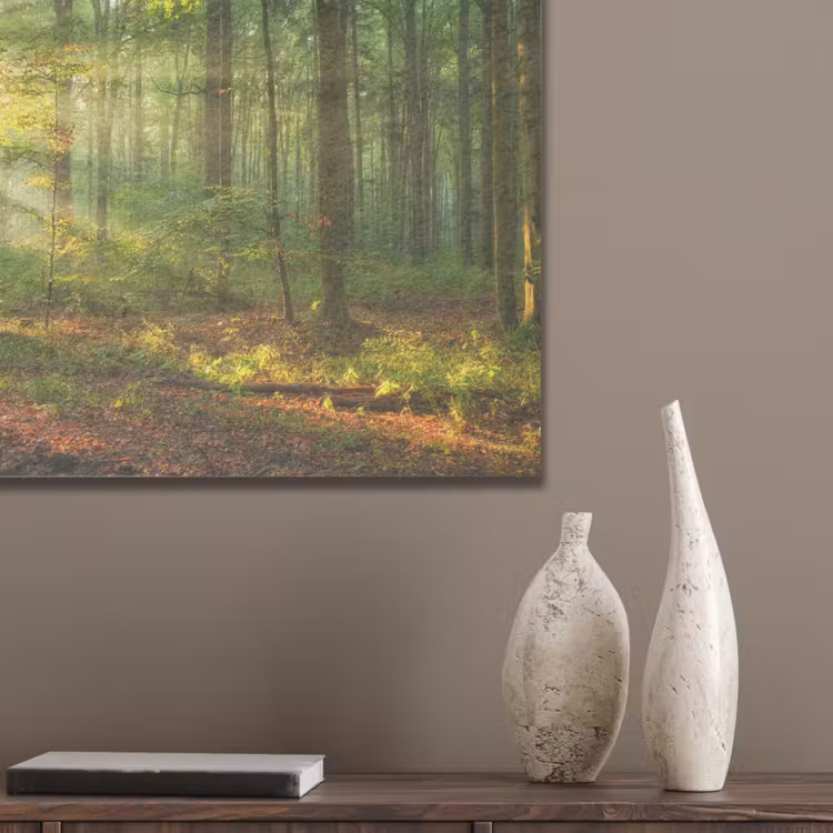 Zon - Bos - Bomen - Natuur - Herfst PET vilt klein -sfeer6_closeup