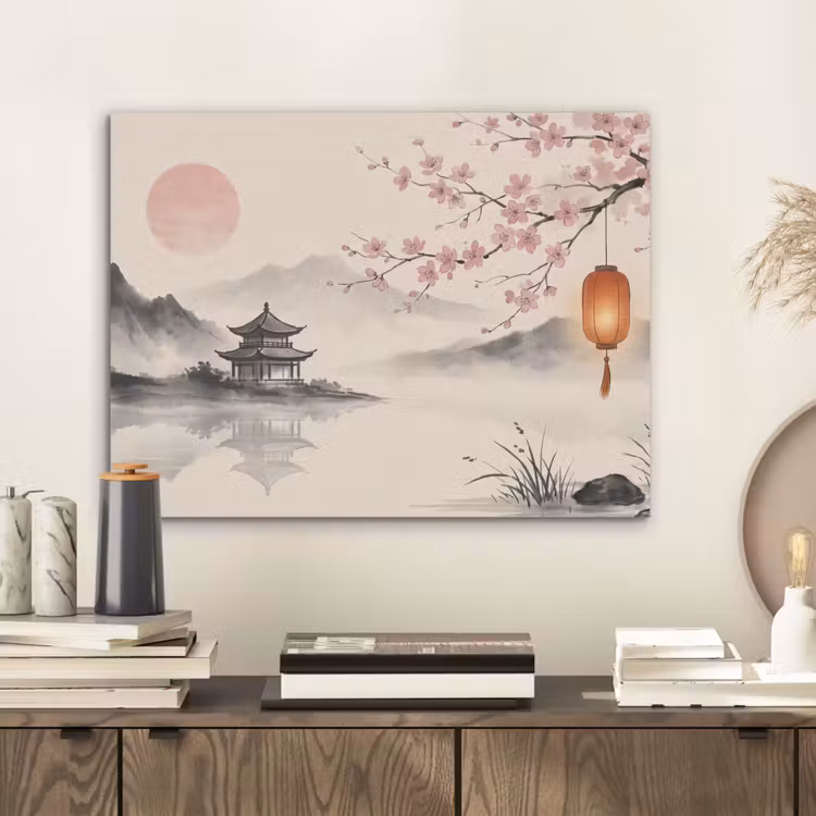 Zon - Japans - Traditioneel PET vilt klein -sfeer1