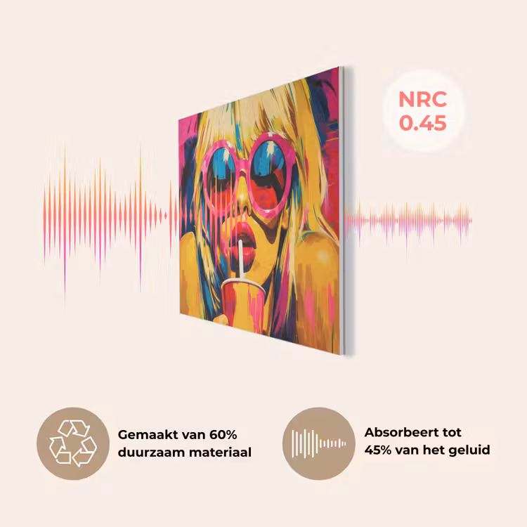 Zonnebril - Roze - Vrouw - Rietje PET vilt klein -USP_NL