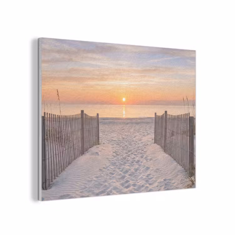 Zonsondergang - Strand - Zand PET vilt klein -3d