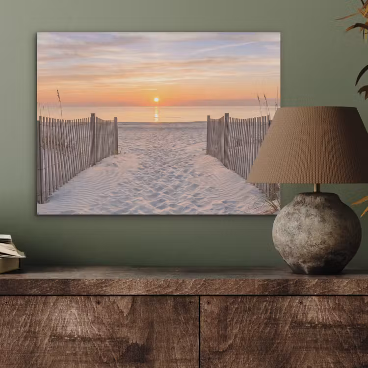 Zonsondergang - Strand - Zand PET vilt klein -sfeer2