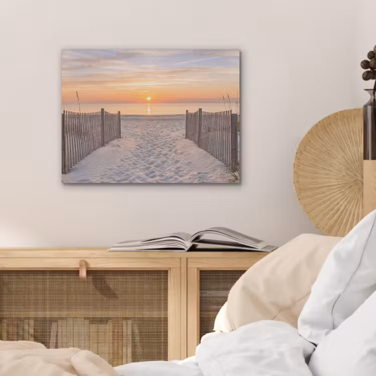 Zonsondergang - Strand - Zand PET vilt klein -sfeer3