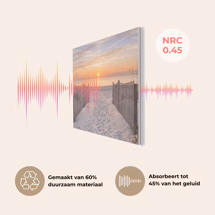 Zonsondergang - Strand - Zand PET vilt klein -USP_NL
