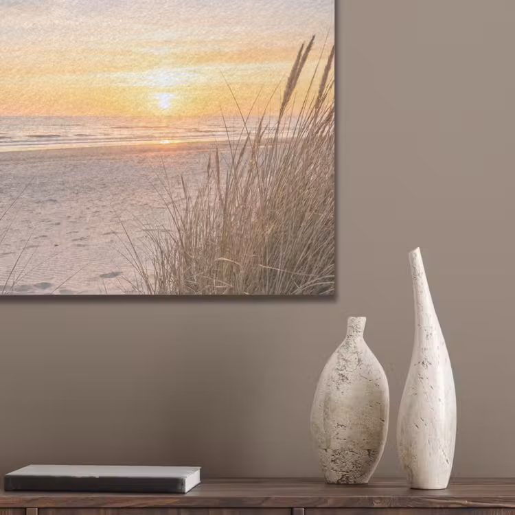 Zonsondergang - Duinen - Zee PET vilt klein -sfeer6_closeup