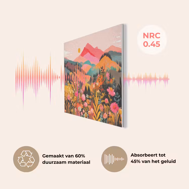 Zonsondergang - Bergvallei - Contrast PET vilt klein -USP_NL