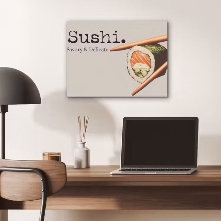 Sushi - Zalm - Rijst - Japans PET vilt klein -sfeer5