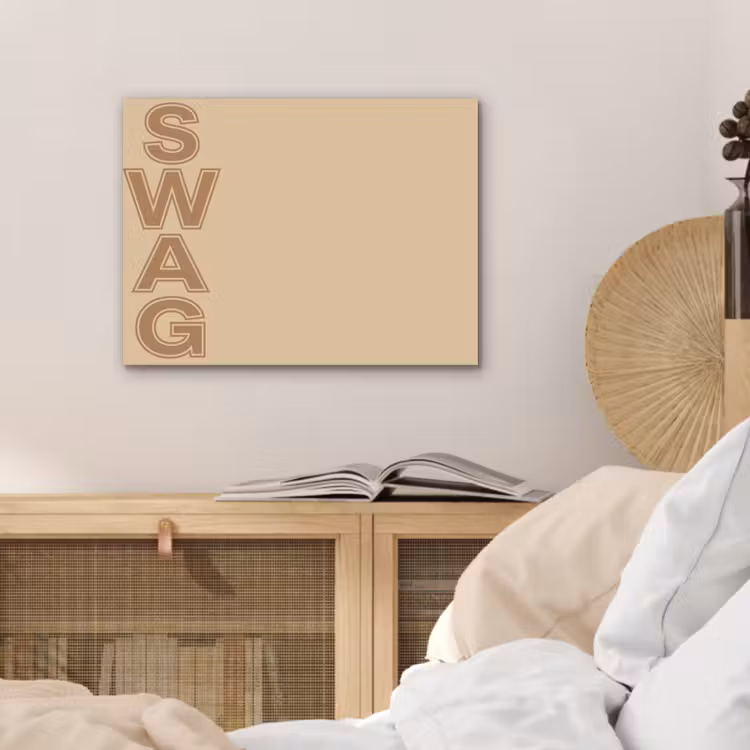 Swag - Bruin - Beige PET vilt klein -sfeer3