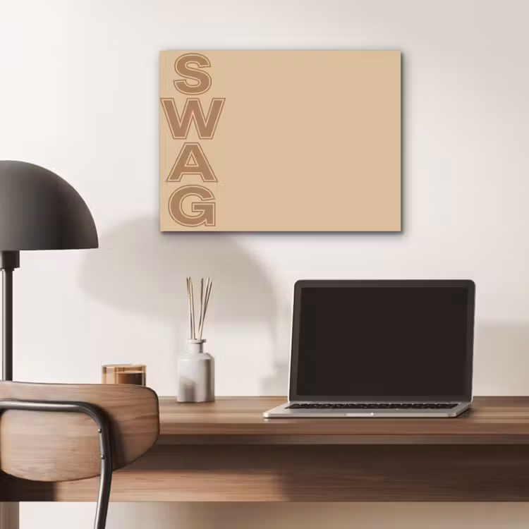 Swag - Bruin - Beige PET vilt klein -sfeer5