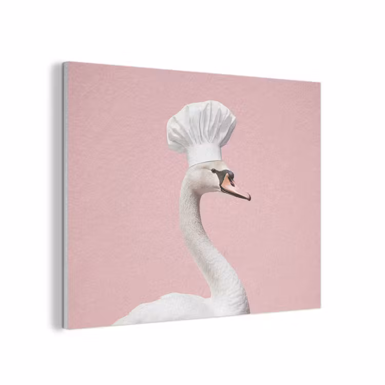 Zwaan - Koksmuts - Mooi - Klassiek PET vilt klein -3d