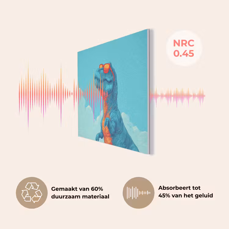 T-Rex - Blauw - Wolken - Zonnebril PET vilt klein -USP_NL