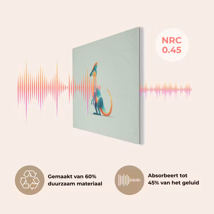 Staart - Dino - Minimalistisch - Blauw PET vilt klein -USP_NL
