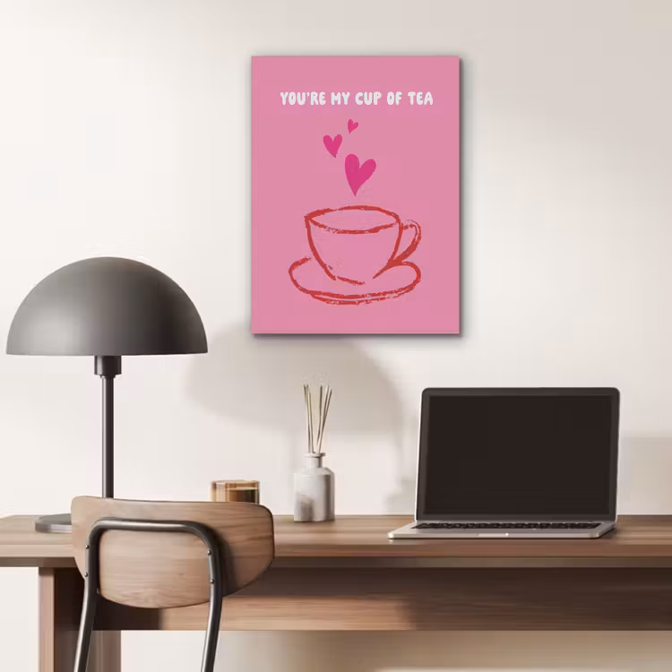 Thee - Roze - Valentijn - Tekst PET vilt klein -sfeer5