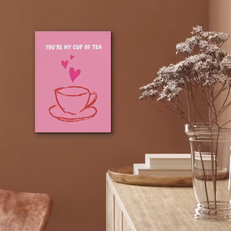 Thee - Roze - Valentijn - Tekst PET vilt klein -sfeer4