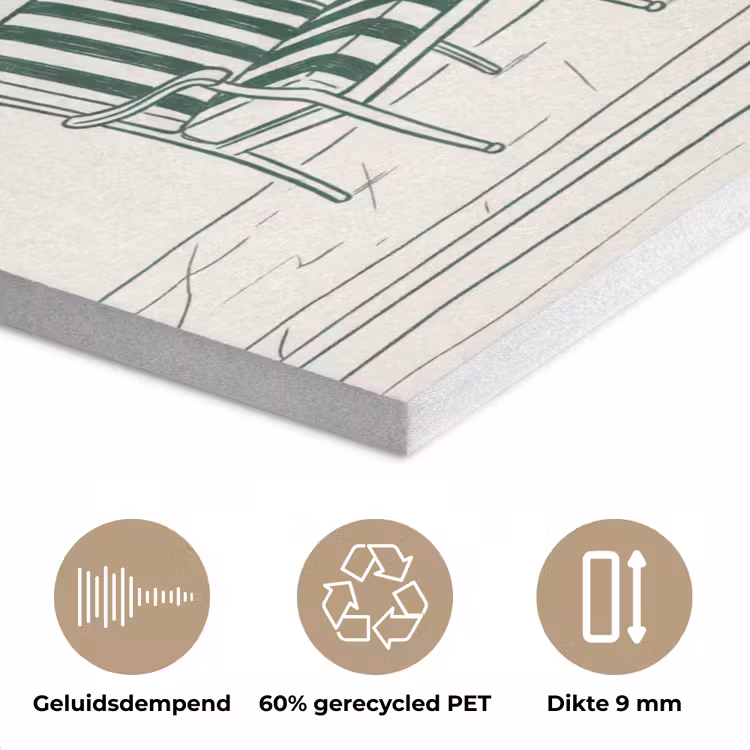 Terras - Illustratie - Groen PET vilt klein -closeup_NL