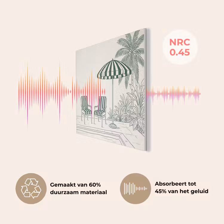 Terras - Illustratie - Groen PET vilt klein -USP_NL