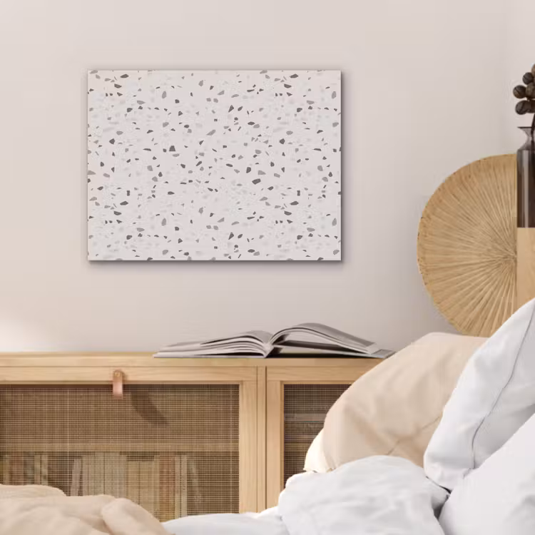 Terrazzo - Patroon - Créme PET vilt klein 837 -sfeer3