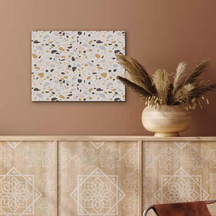 Terrazzo - Patroon - Neutraal - Zacht - Multi PET vilt klein 837 -sfeer4