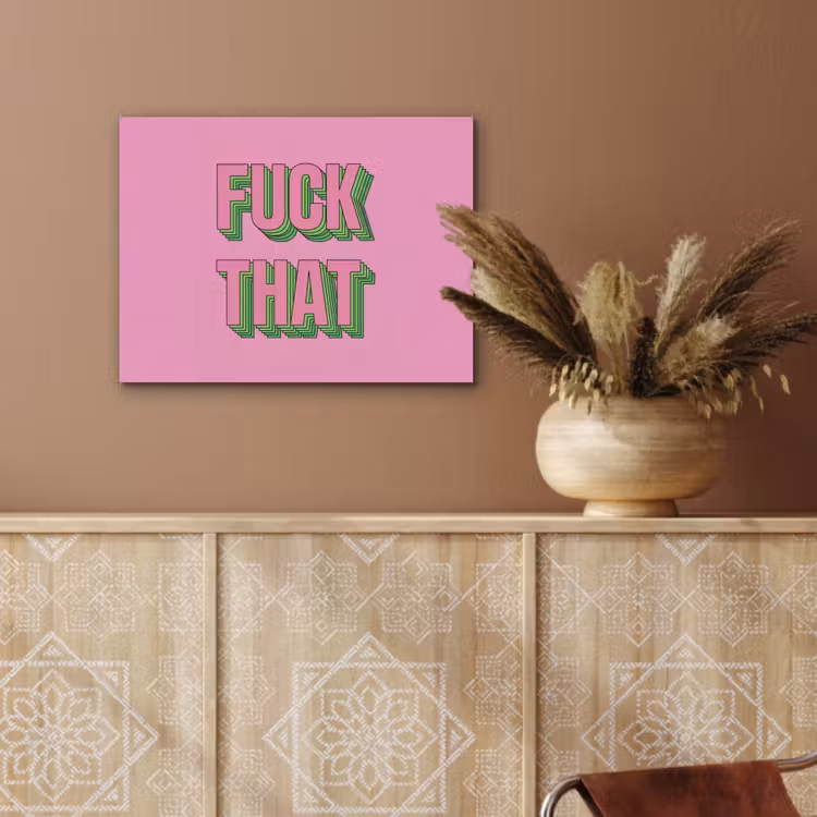 Tekst - Bold - Roze PET vilt klein -sfeer4