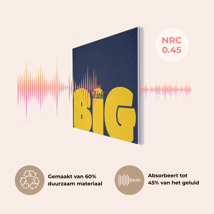 Think big - Blauw - Geel PET vilt klein -USP_NL