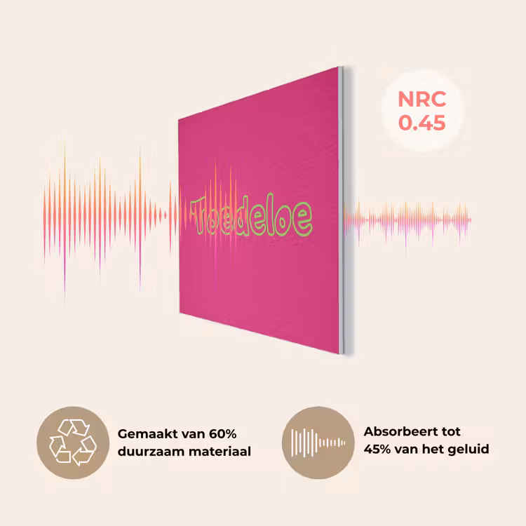 Toedeloe - Groen - Roze PET vilt klein -USP_NL