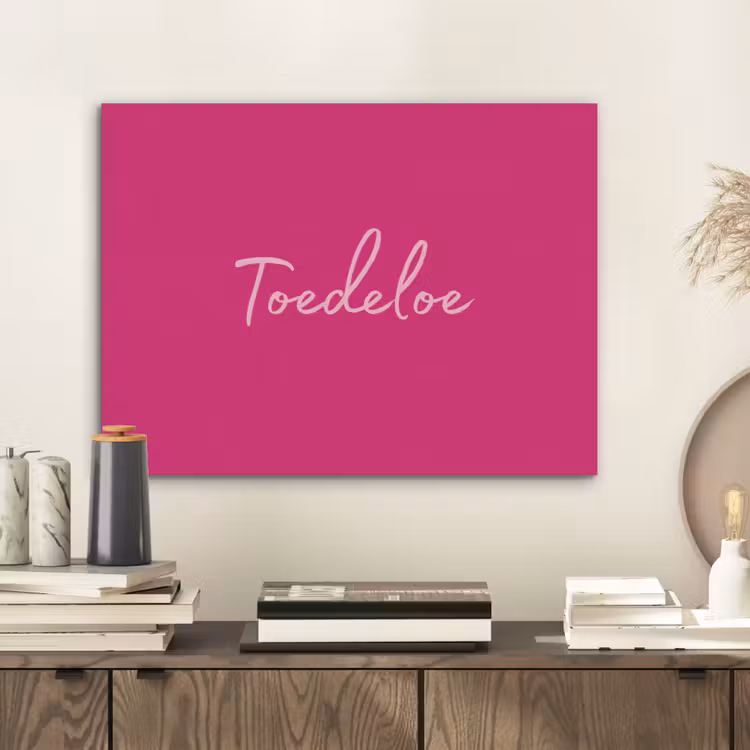 Toedeloe - Roze PET vilt klein -sfeer1