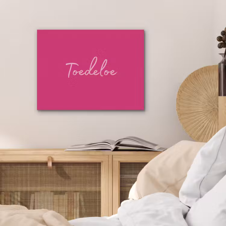 Toedeloe - Roze PET vilt klein -sfeer3