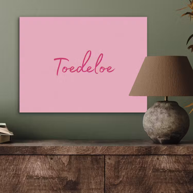 Toedeloe - Roze - Minimalistisch PET vilt klein -sfeer2