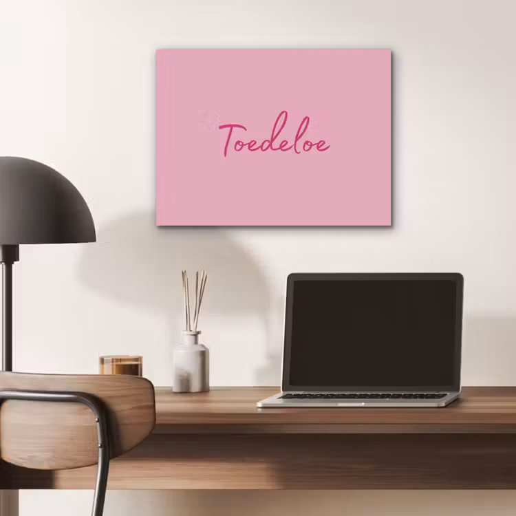 Toedeloe - Roze - Minimalistisch PET vilt klein -sfeer5