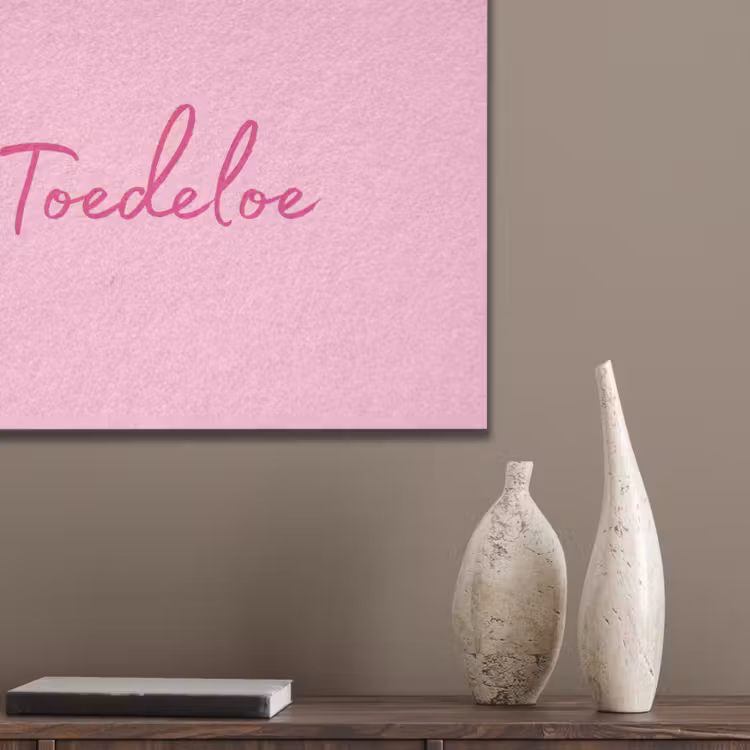Toedeloe - Roze - Minimalistisch PET vilt klein -sfeer6_closeup