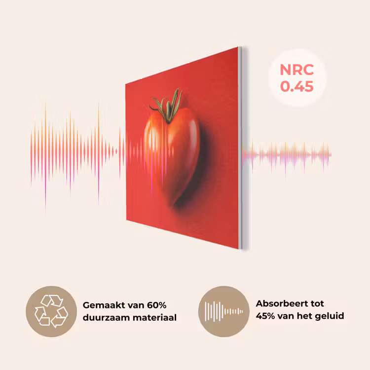 Tomaat - Rood - Hart PET vilt klein -USP_NL