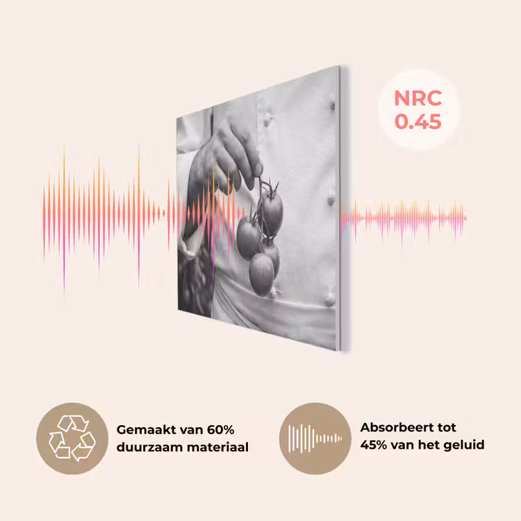 Tomaten - Chef - Zwart - Wit PET vilt klein -USP_NL