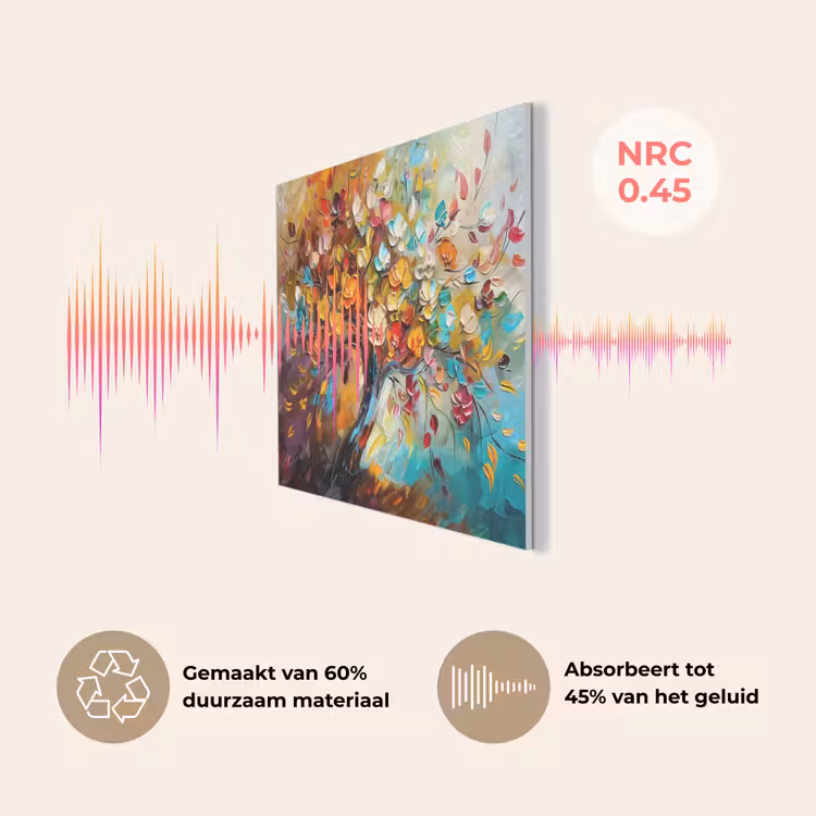 Boom - Abstract - Kleurrijk - Bloemen PET vilt klein -USP_NL