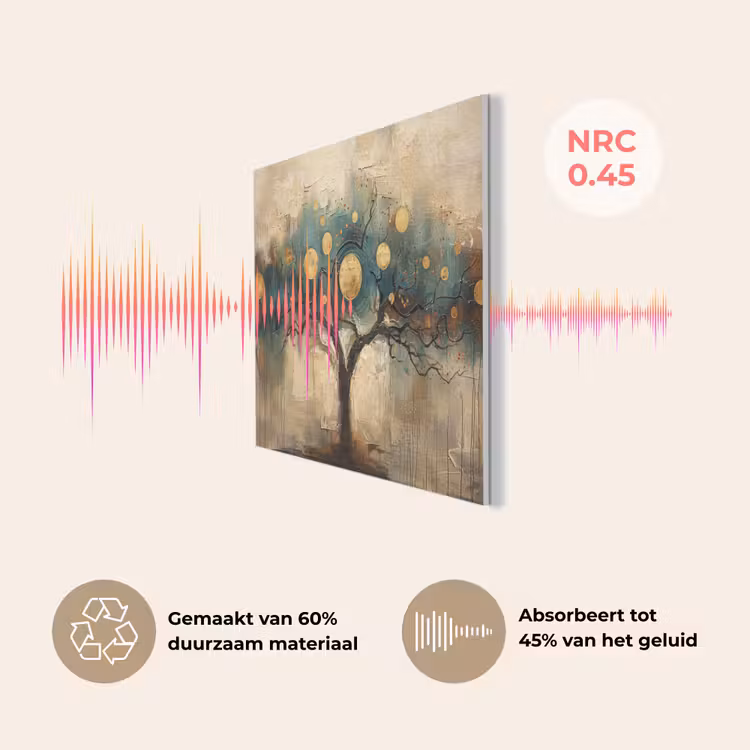 Boom - Kunst - Maan - Watercolor PET vilt klein -USP_NL