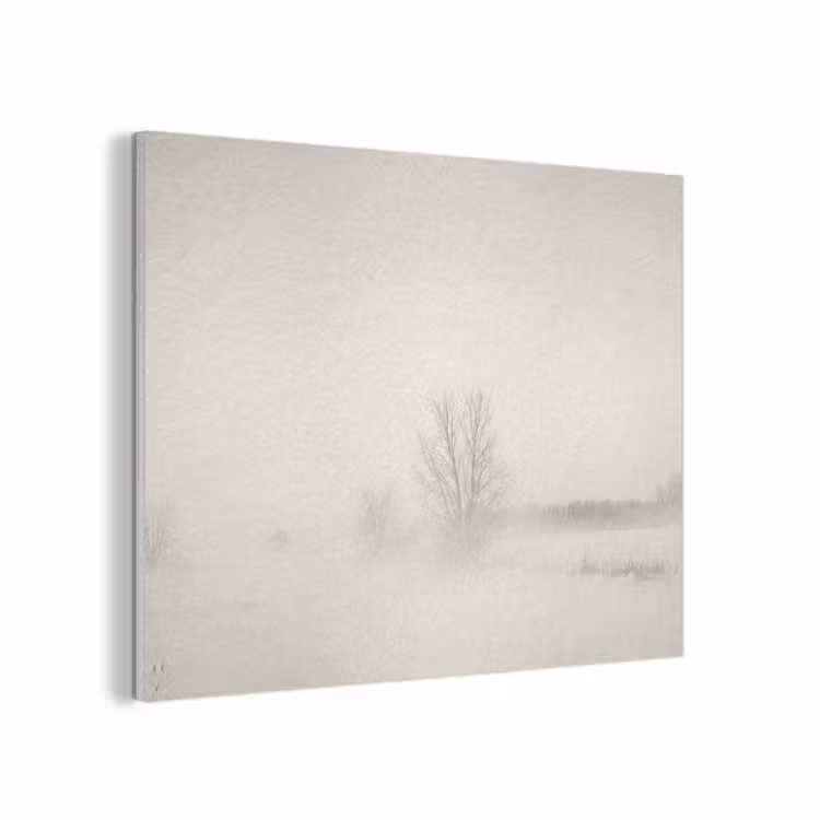 Boom - Mist - Sneeuw - Winter - Minimalistisch PET vilt klein -3d