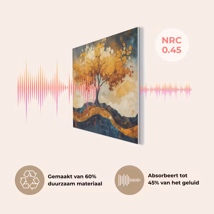 Boom - Natuur - Goud - Modern PET vilt klein -USP_NL